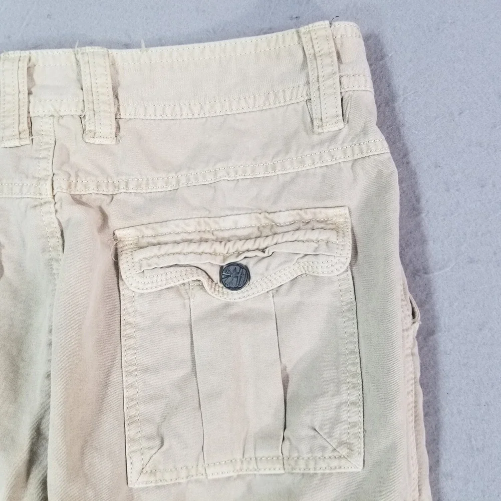 Streetwear Urban cargo pants men's 31x32 beige khaki hipster skate Y2K Hipster